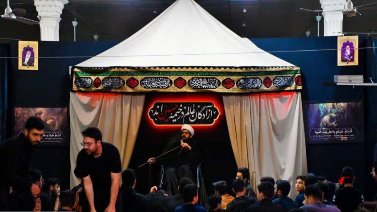 قابی خاطره انگیز از سوگوارای نوجوانان در شب های پرشور محرم لارستان + عکس