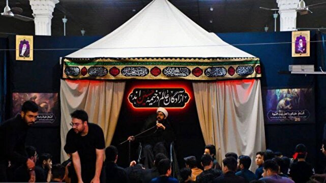 مراسم سوگواری سید و سالار شهیدان(ع) توسط نوجوانان