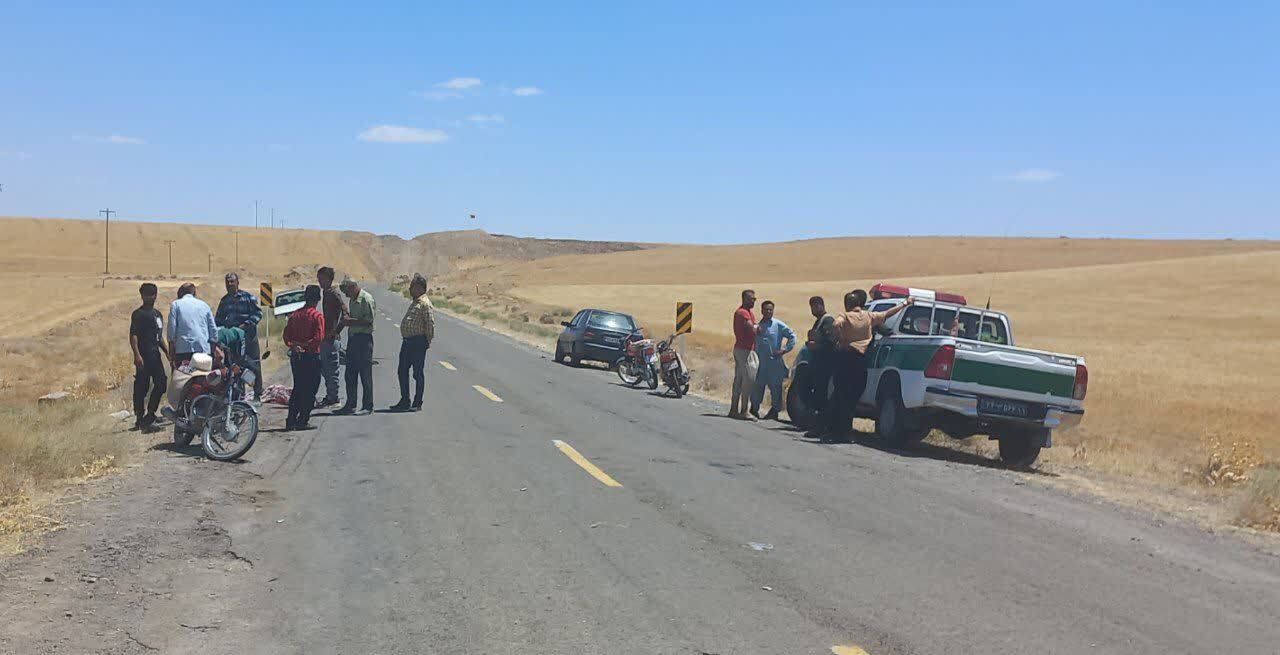 تصادف در محور صالح آبادبه جنت آباد حادثه آفرید تصادف در محور صالح آبادبه جنت آباد حادثه آفرید
