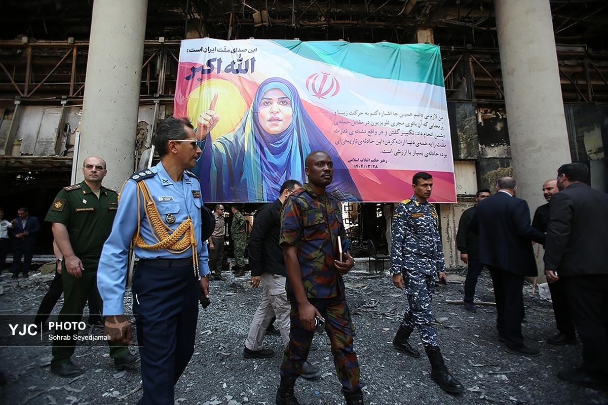 بازدید معاون سیمای رسانه ملی از پشت صحنه سریال تلویزیونی «الگوریتم»