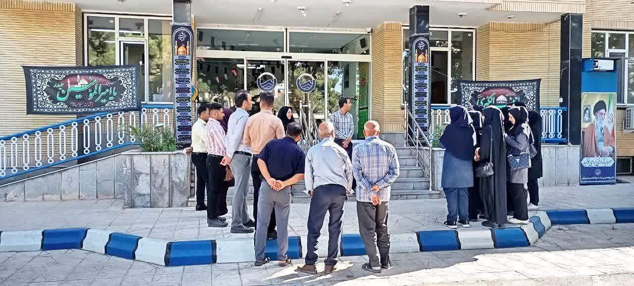 بازدید دانشجویان علوم پزشکی از تأسیسات آبرسانی شهر نیشابور + عکس