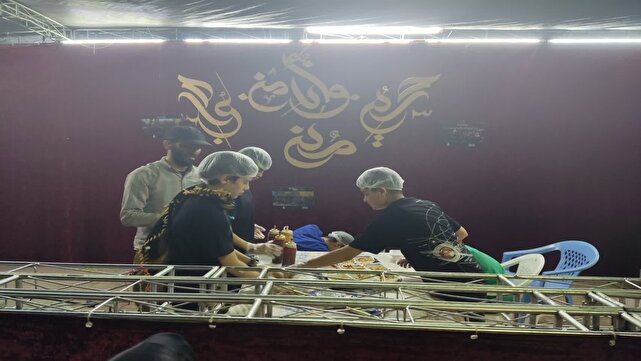 گزارش تصویری از برپایی ایستگاه صلواتی