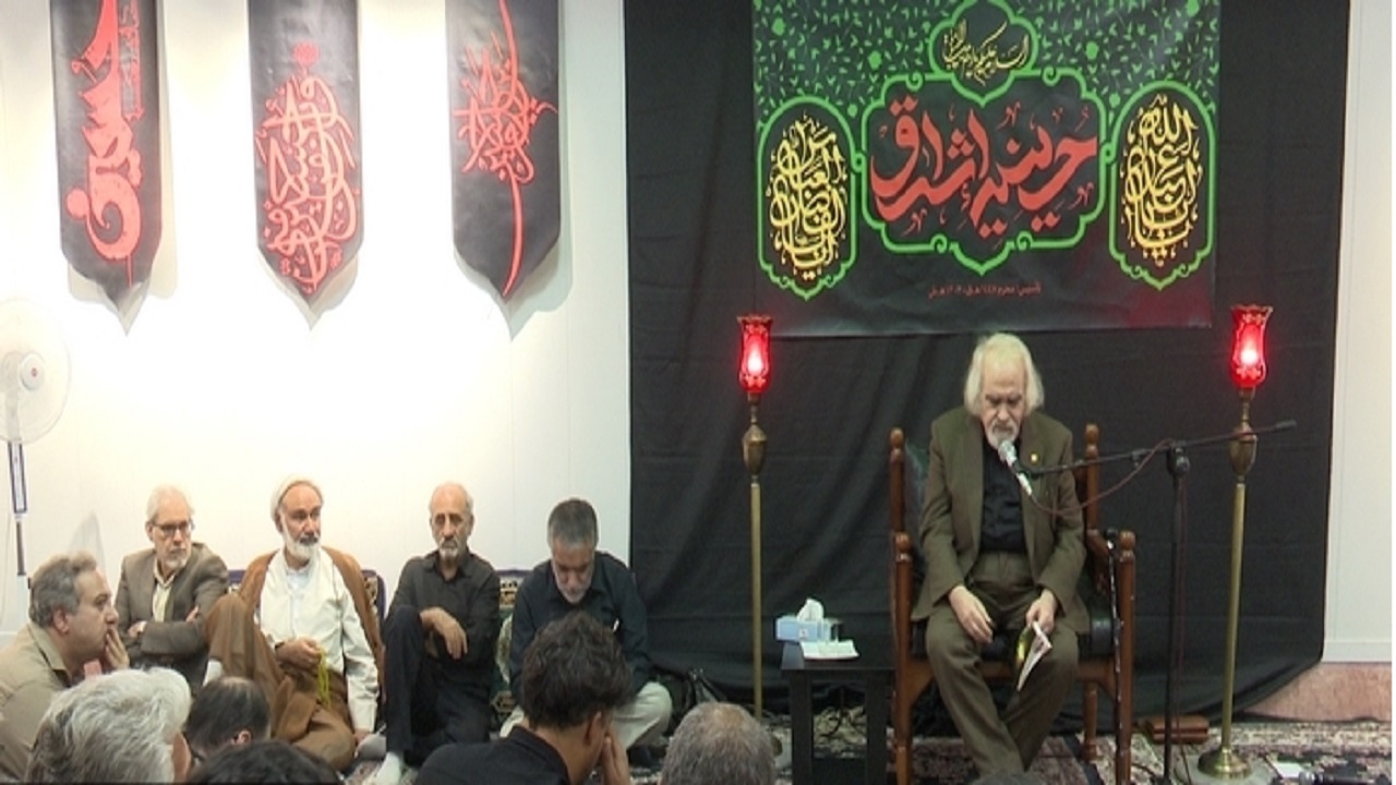 حماسه عاشورا با زبان هنر در حسینیه اشراق قم روایت شد