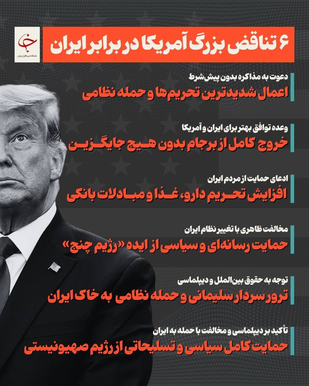 دست دوستی آمریکا؛ فریب دروغینی برای سرکوب ملت ایران دست دوستی آمریکا؛ فریب دروغینی برای سرکوب ملت ایران