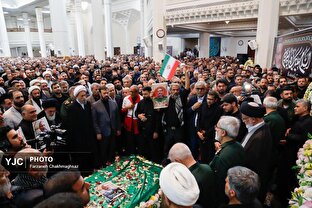 مراسم تشییع سردار شهید غلام‌حسین غیب پرور در شیراز