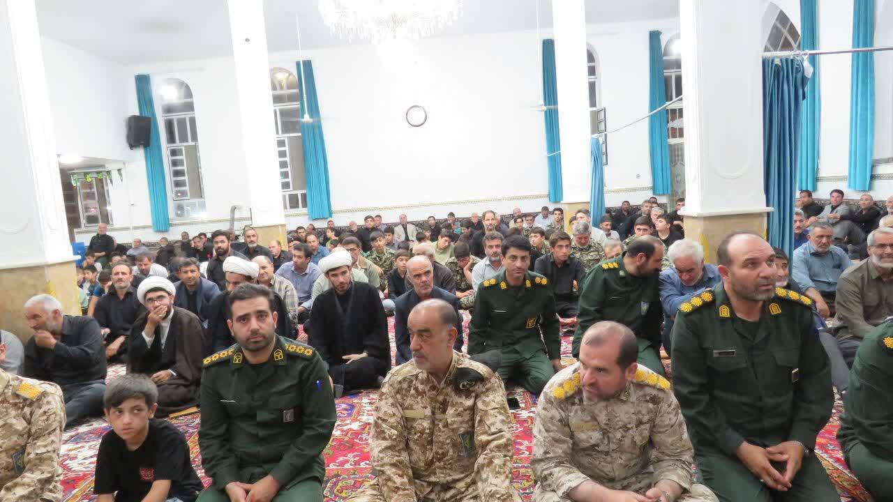 مراسم بزرگداشت شهدای اقتدار در  هریس