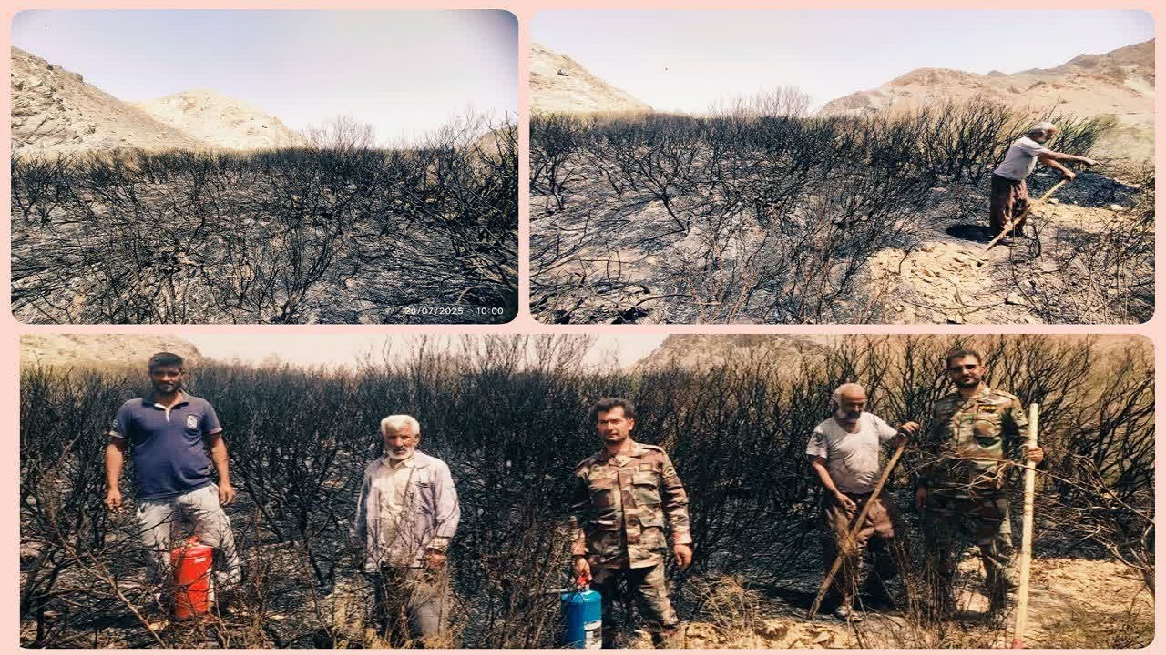 خطر آتش‌سوزی در مراتع خراسان جنوبی جدی است