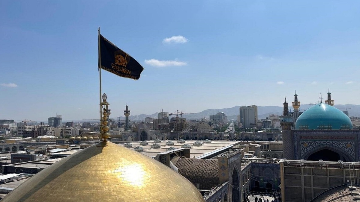 باشگاه خبرنگاران -آیین اذن عزای سید الشهدا در حرم رضوی برگزار شد
