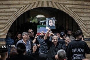 تشییع پیکر شهدای حملات رژیم اشغالگر صهیونیستی به تهران - ۲