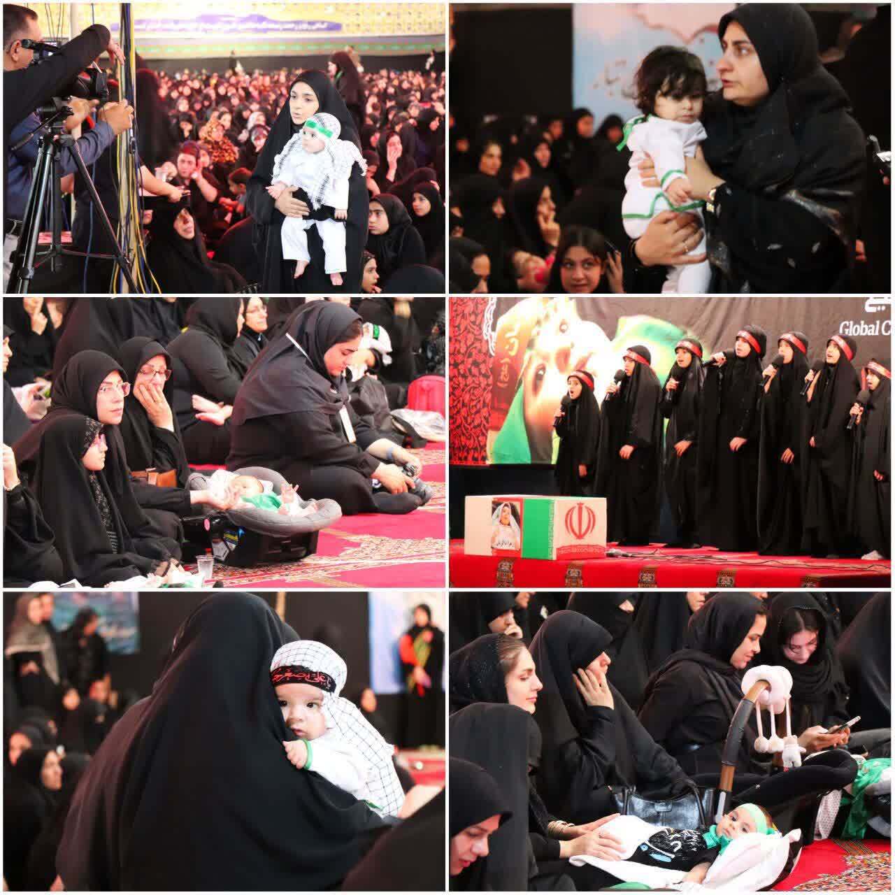 مراسم شیرخوارگان حسینی در بابل