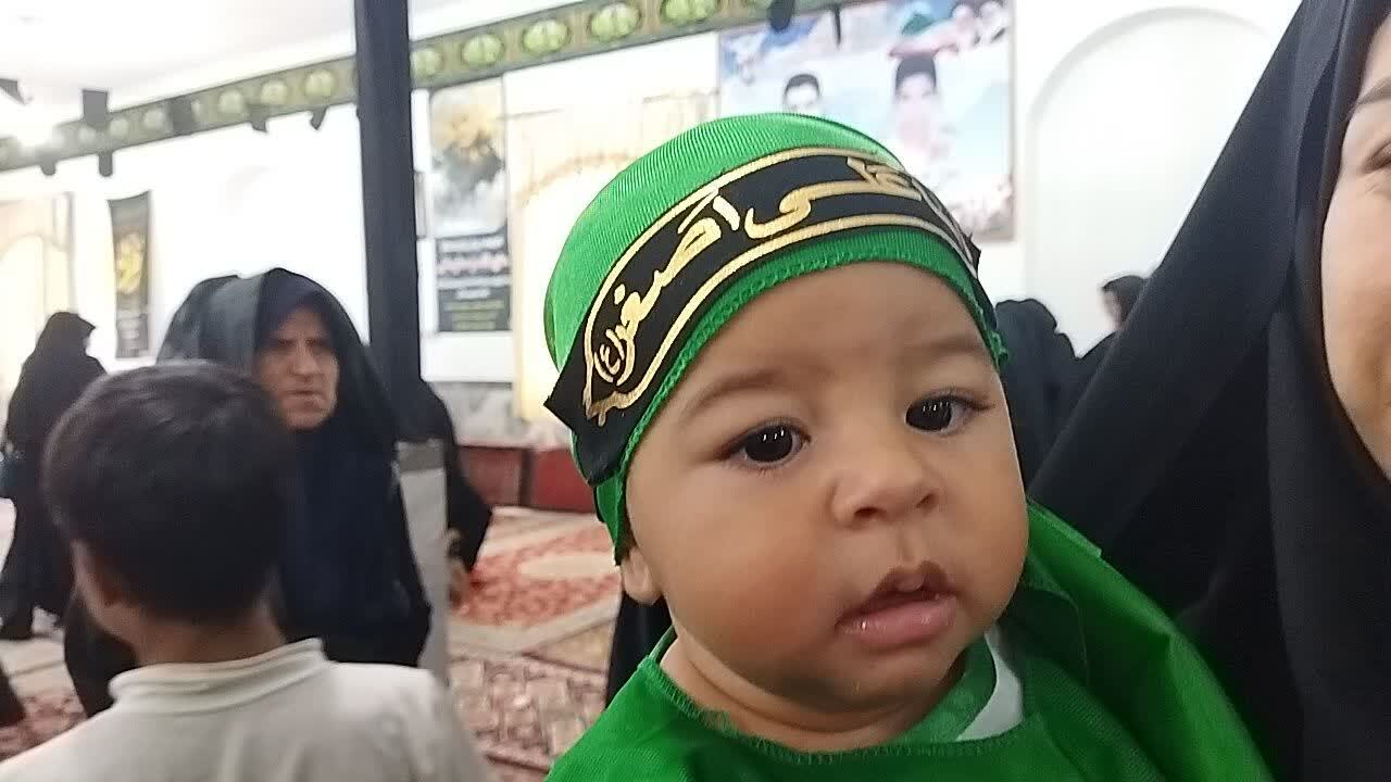 مراسم شیرخوارگان حسینی در دهستان ده محمد