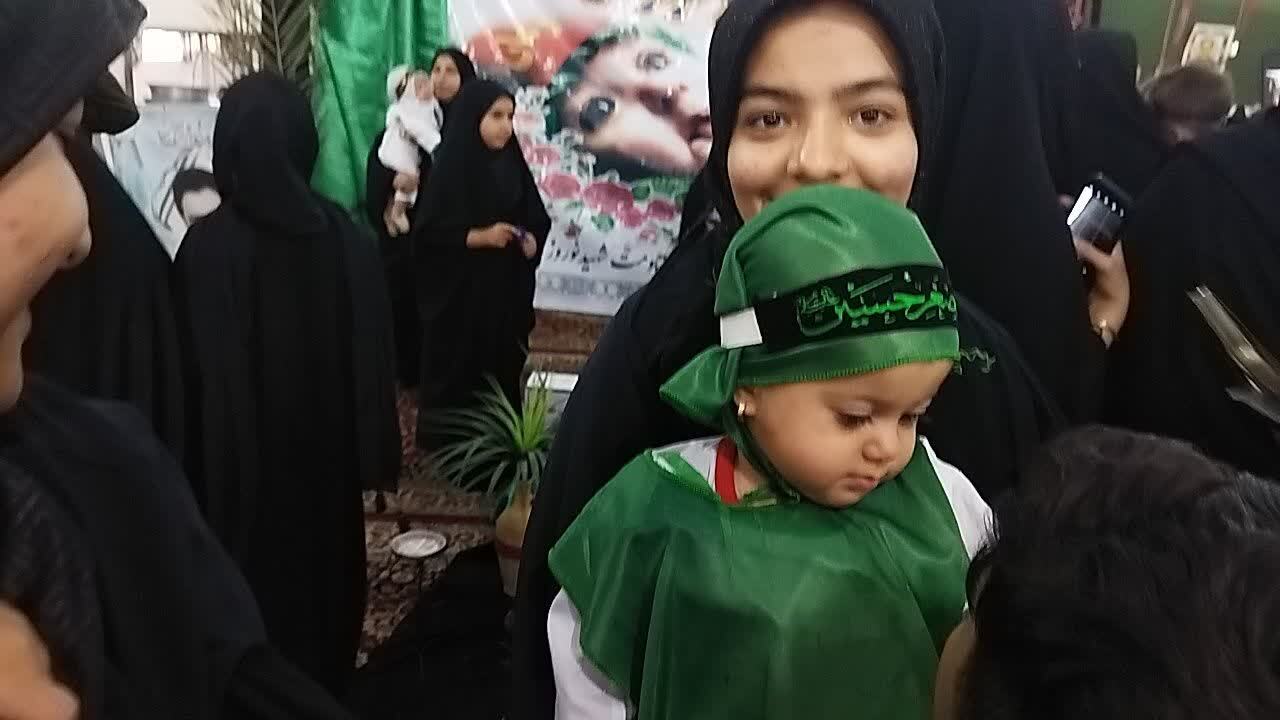 مراسم شیرخوارگان حسینی در دهستان ده محمد