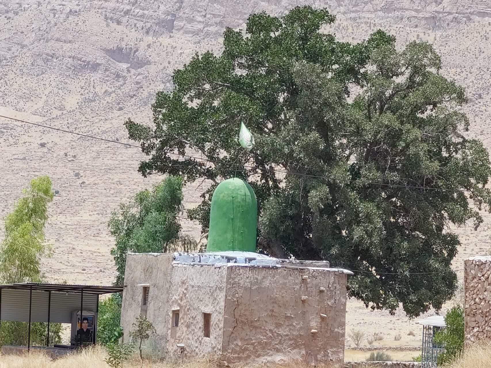 معابر روستای الیف کازرون با نصب پرچم&zwnj;های سیاه رنگ و بوی محرم گرفت