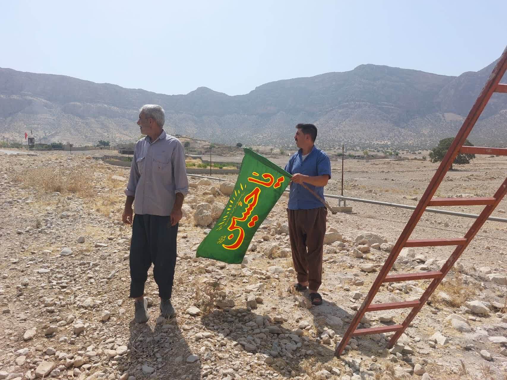 آماده سازی معابر روستای الیف