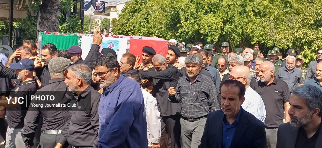 پیکر پاک سرلشکر پاسدار فضل الله نوذری