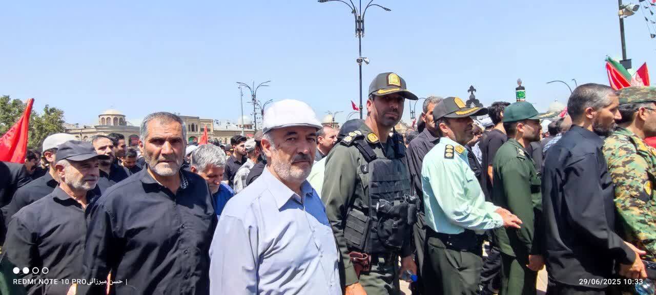مراسم وداع با سردار سپهبد شهید علی شادمانی