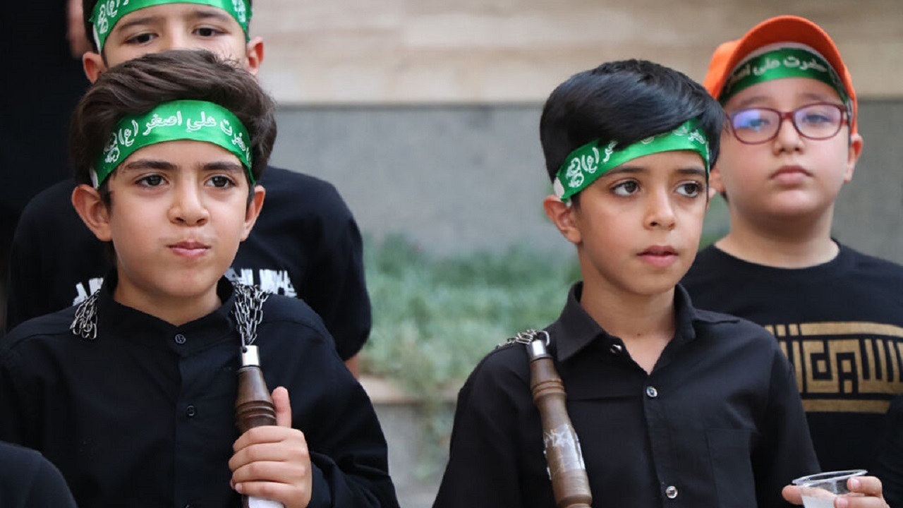 گردهمایی کودکان عاشورایی در سمنان