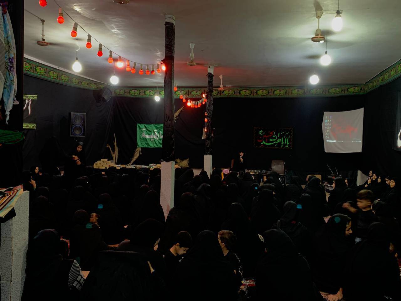 رنگ و بوی محرم در انابد
