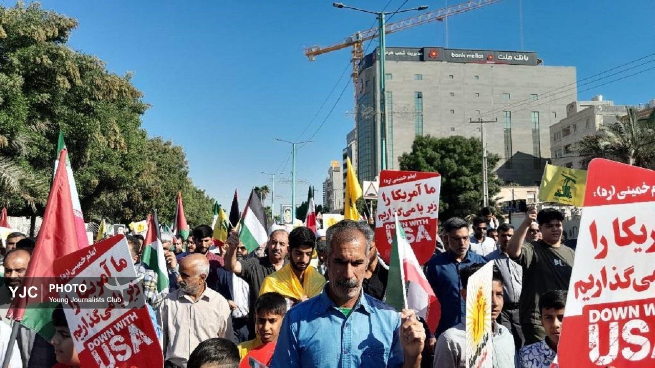 راهپیمایی جمعه‌های خشم و نصر در هرمزگان