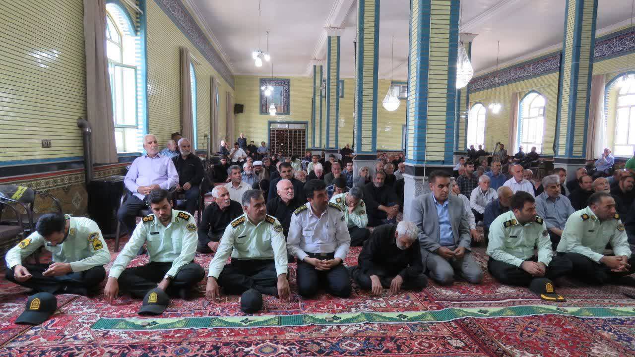 حمایت نمازگزاران هریسی از مردم مظلوم غزه و  جبهه مقاومت فلسطین