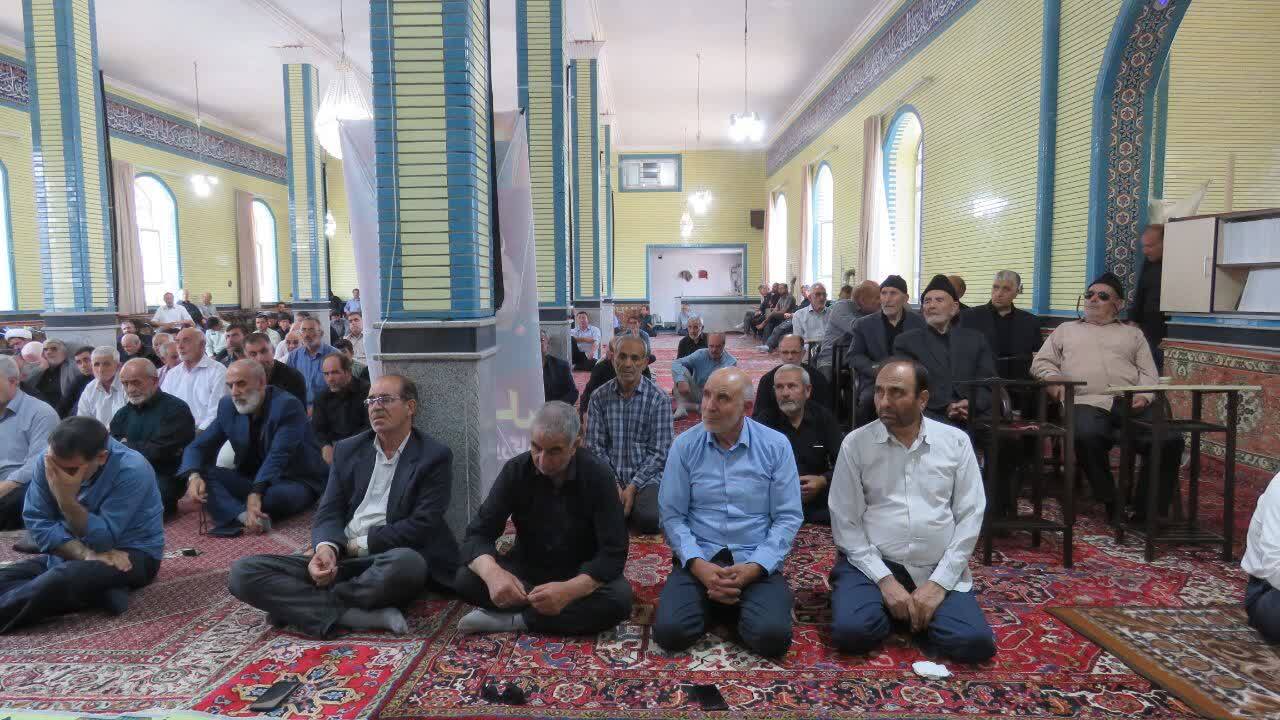 حمایت نمازگزاران هریسی از مردم مظلوم غزه و  جبهه مقاومت فلسطین