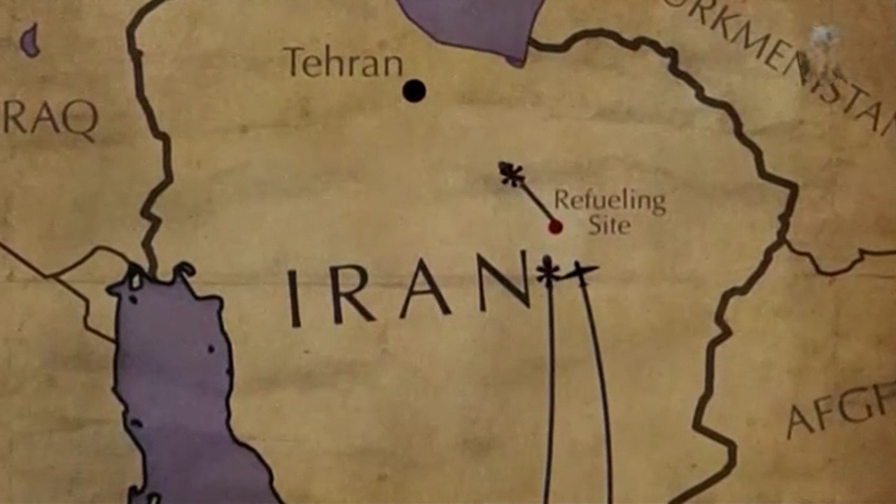 شبی که صحرای طبس با انفجار هواپیمای آمریکایی روشن شد + فیلم