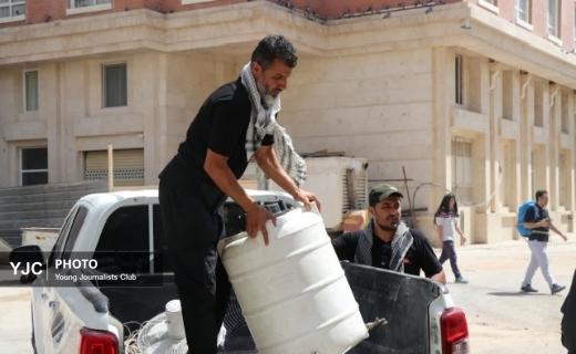 جلوه ای  زیبا از آماده سازی مواکب اربعین گیلان در عراق + عکس و فیلم