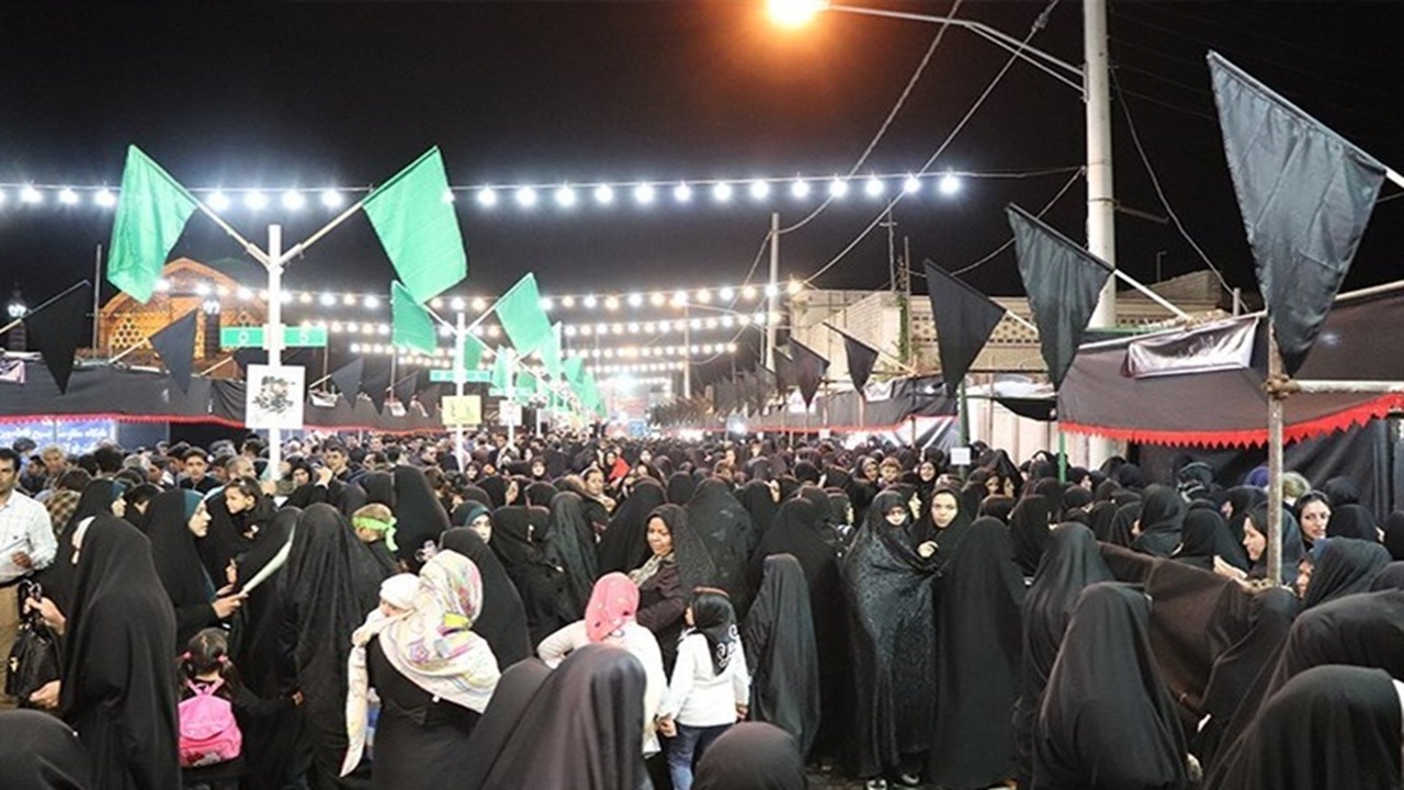 عشق و دلدادگی آران و بیدگلی‌ها به اباعبدالله الحسین (ع) با برپایی موکب + فیلم