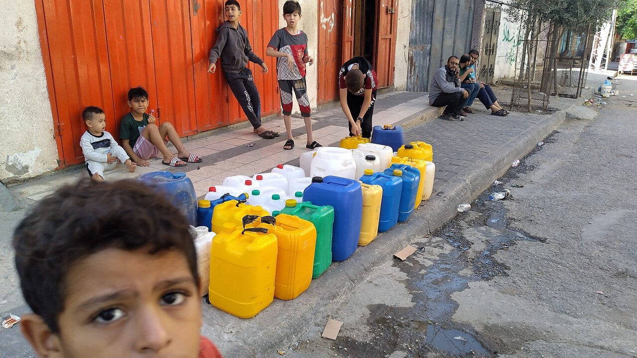 غزه با بحران آب آشامیدنی مواجه است