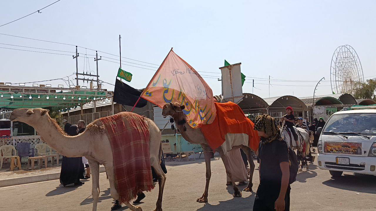 حرکت کاروان از نجف به کربلا