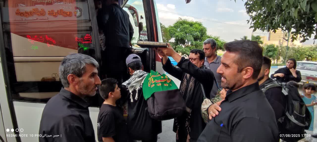 کاروان پیاده&zwnj;روی انصارالحسین (ع) شهر صالح&zwnj;آباد