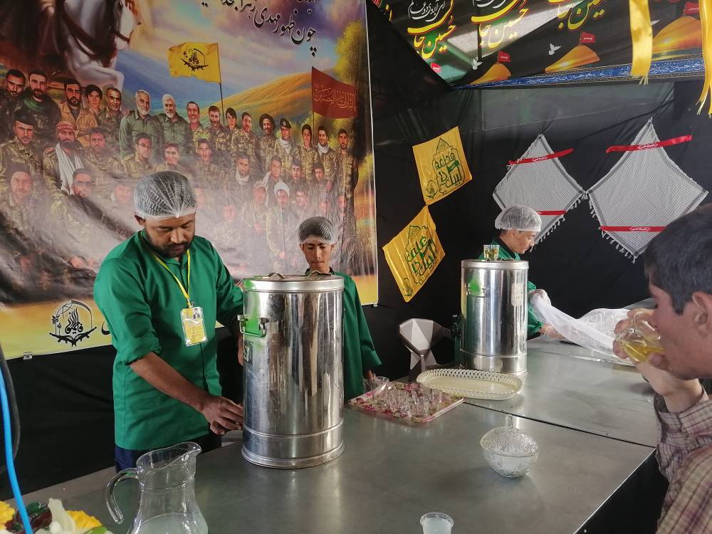 روزخبرنگار درموکب بین المللی امام حسین