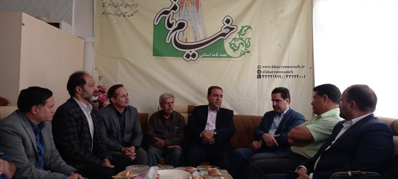 بازدید از صدا و سیمای نیشابور به مناسبت روز خبرنگار