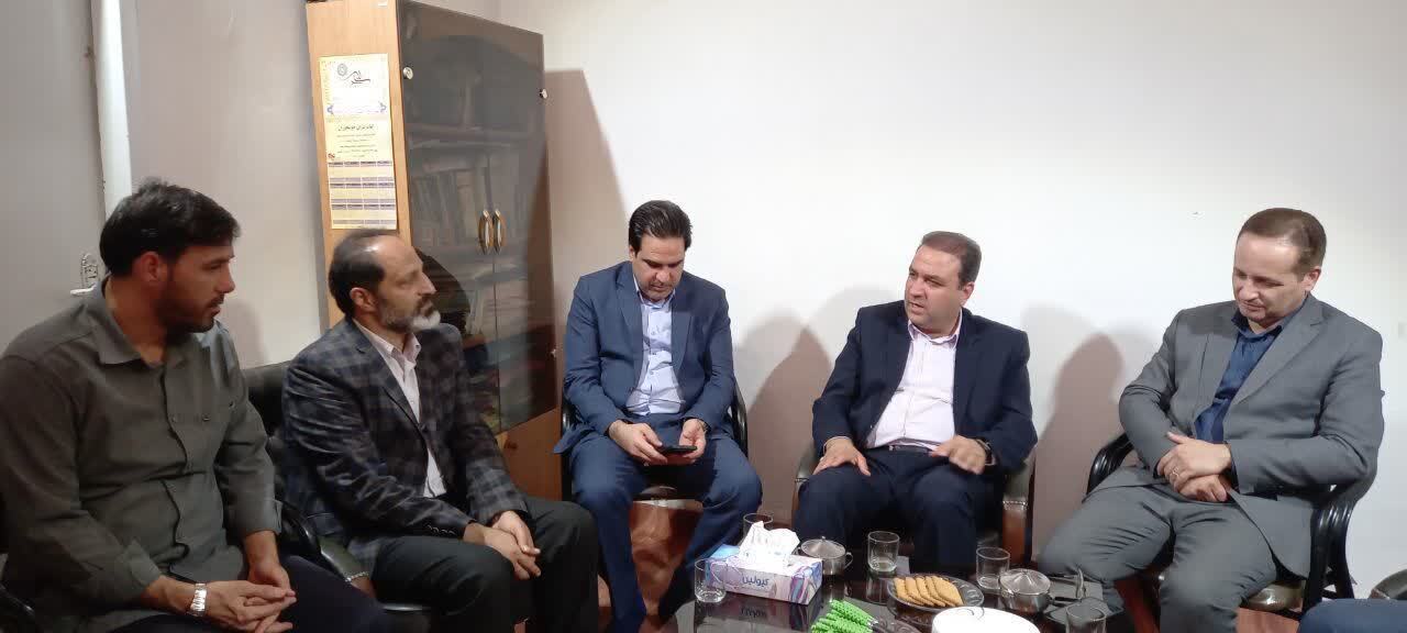 جمعی از مسئولان نیشابور از دفاتر نشریات و دفتر خبری صدا و سیما بازدید کردند
