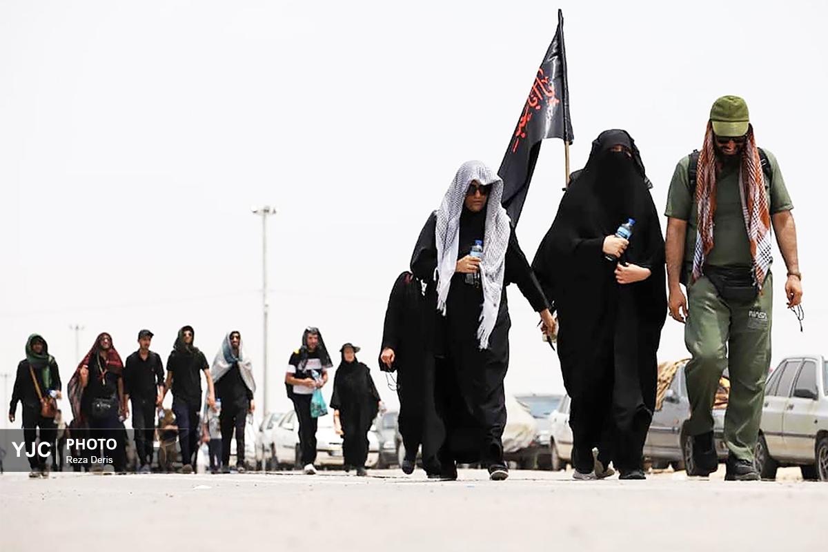 دریای عاشقان اربعین حسینی در پایانه مهران