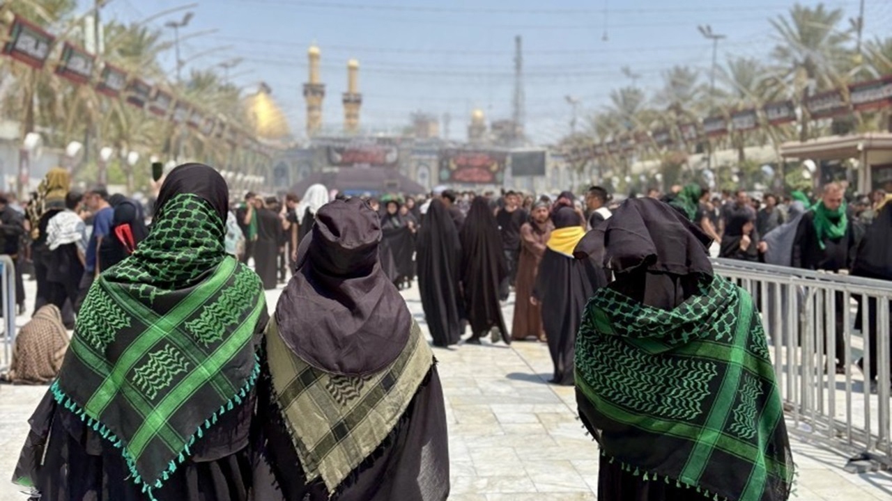 تصاویری از حضور زائران بین الحرمین
