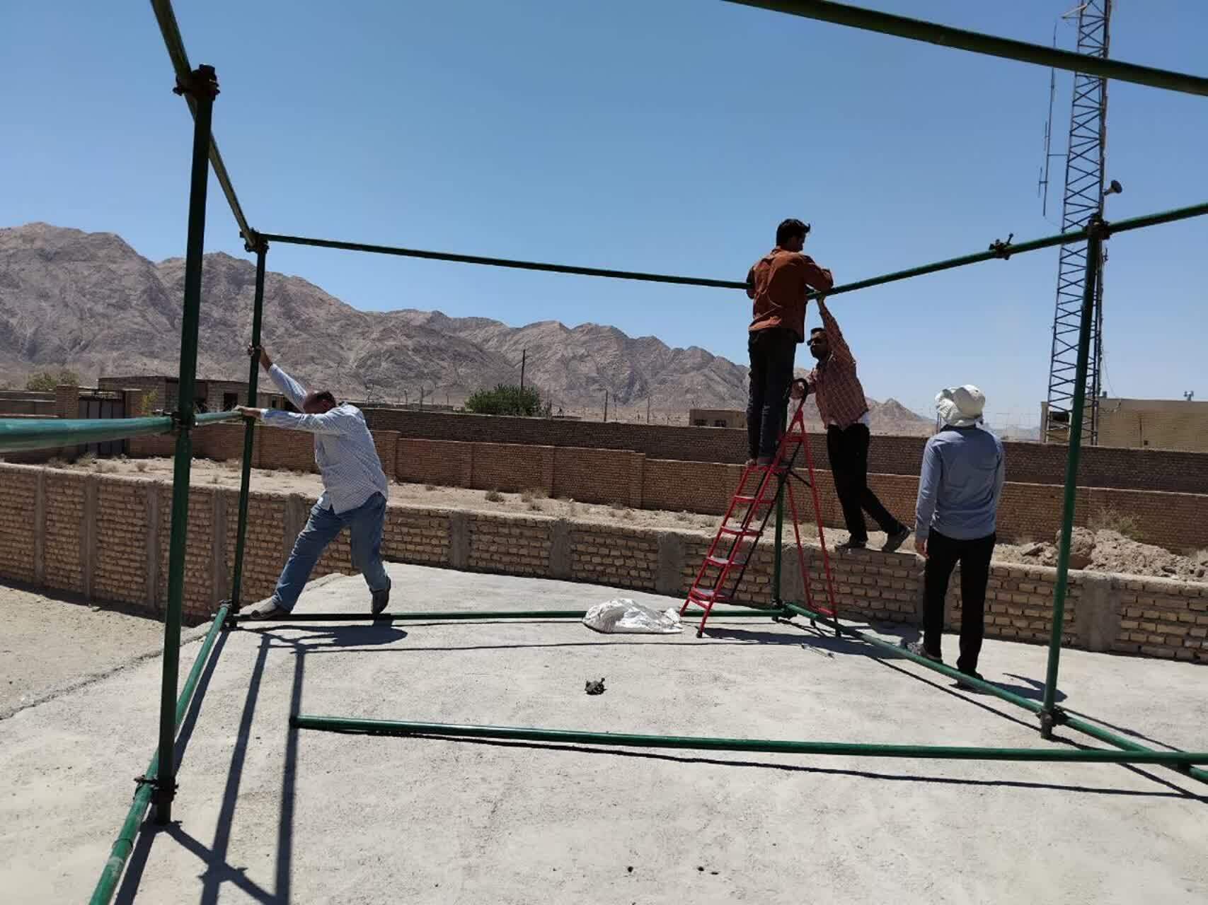 عشق و دلدادگی اهالی روستای ده محمد به امام حسین (ع) با برپایی موکب