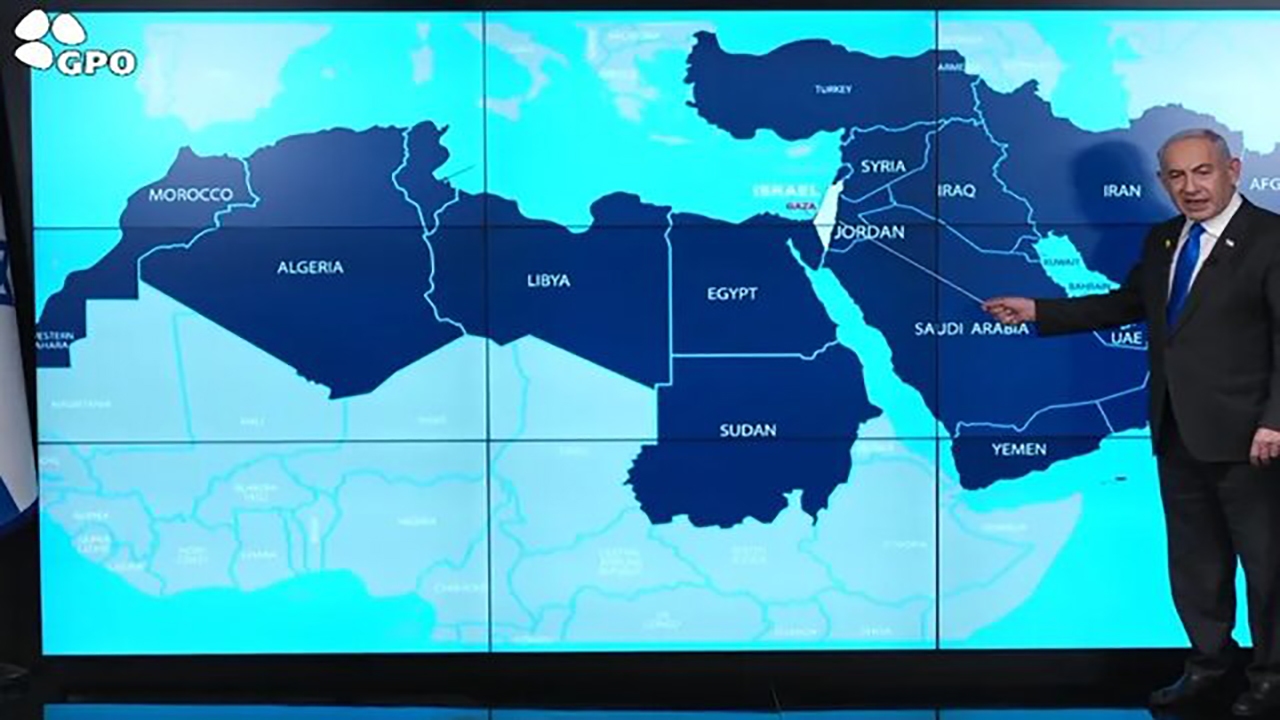 خشم گسترده کاربران عرب از اظهارات نتانیاهو درباره «اسرائیل بزرگ»