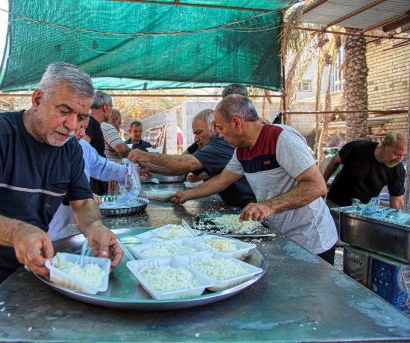برپایی موکب پذیرایی
