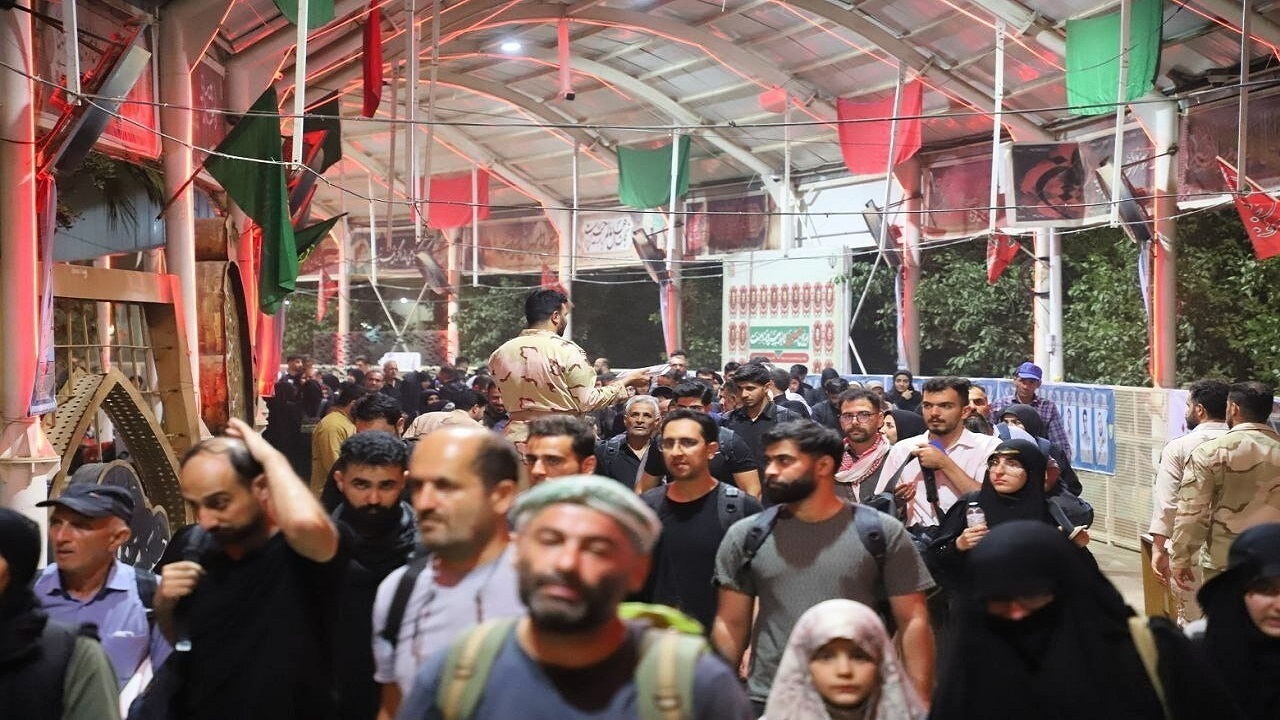 تردد زائران با امنیت و خدمات کامل در مرز خسروی برقرار است
