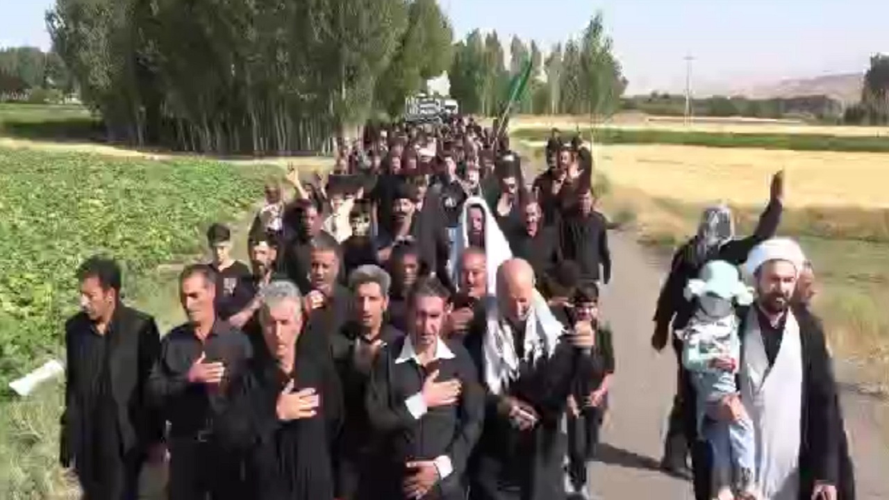 پیاده&zwnj;روی جاماندگان اربعین حسینی در آذربایجان شرقی