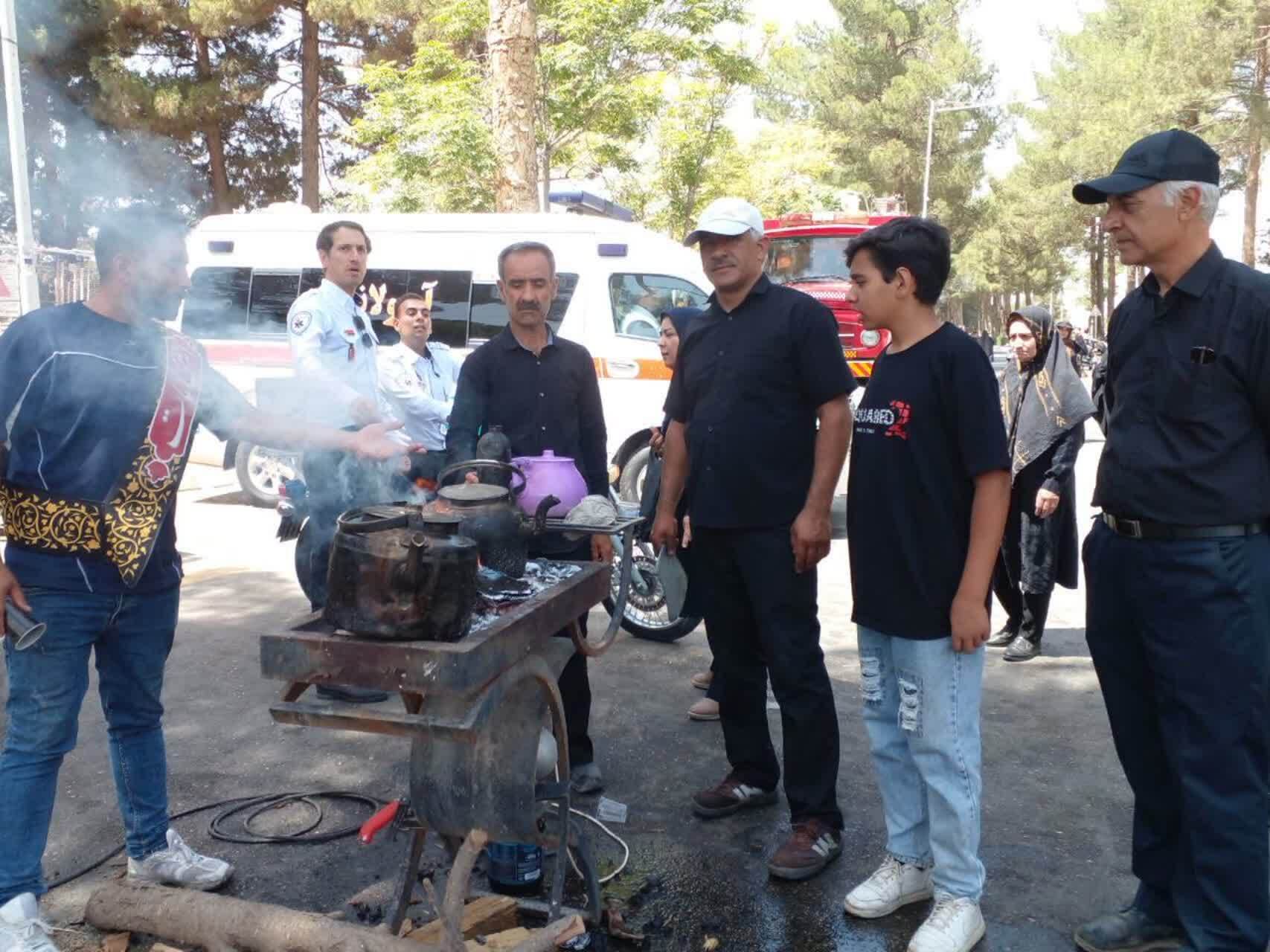 مراسم جاماندگان اربعین حسینی در نیشابور