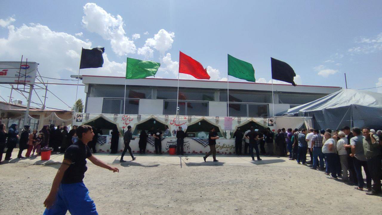 برپایی موکب پذیرایی