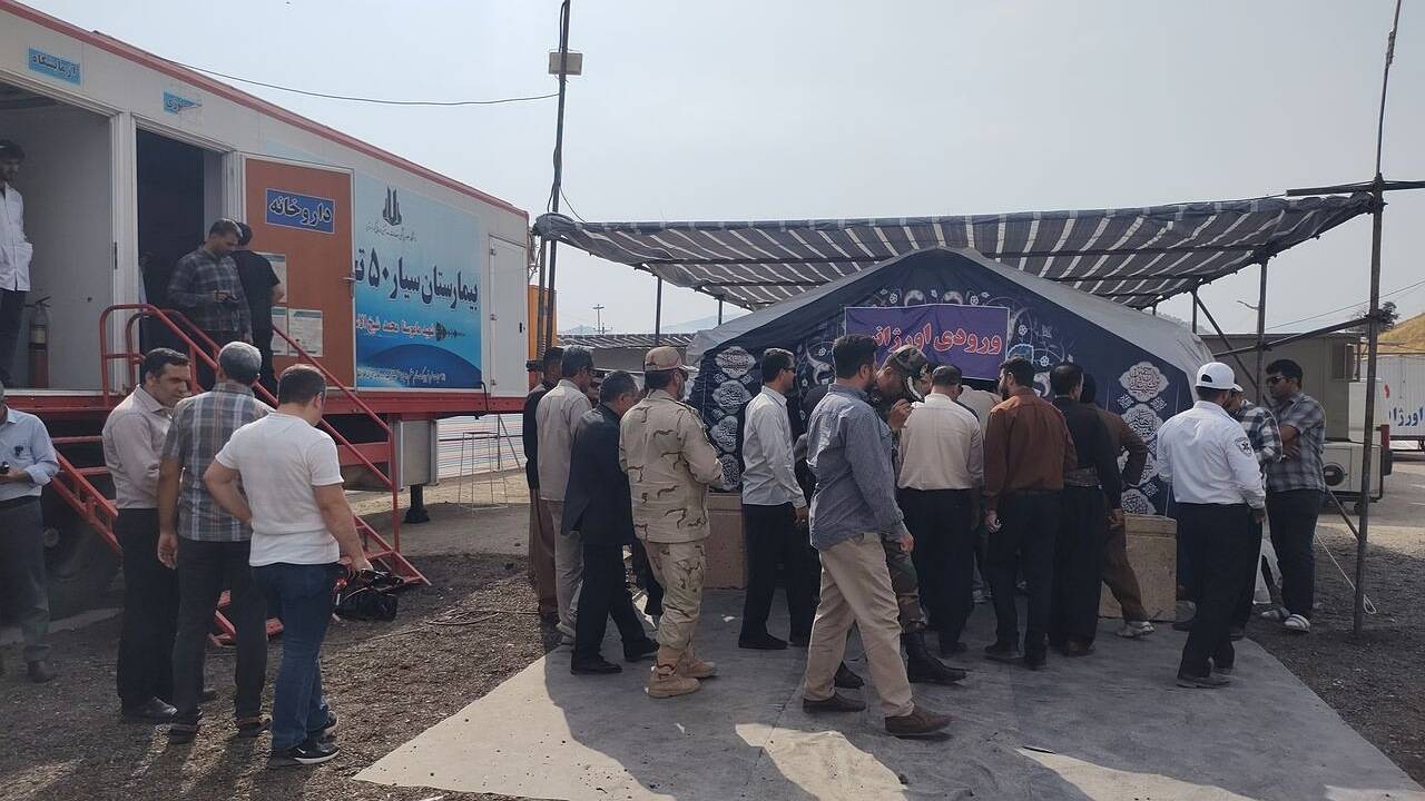 بهرمندی بیش ازهزار زائر اربعین از خدمات درمانی کردستان