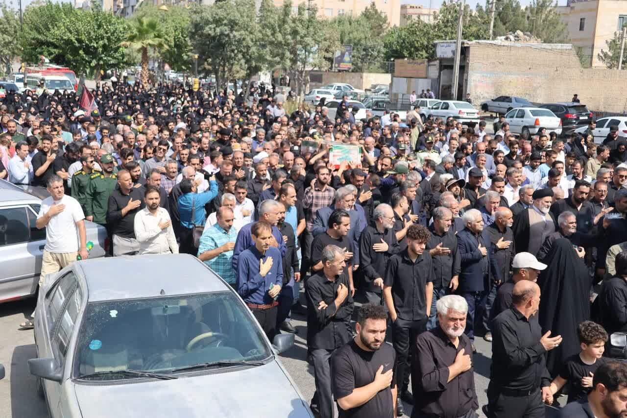 تشییع پیکر مطهر شهید اسماعیل پاشایی