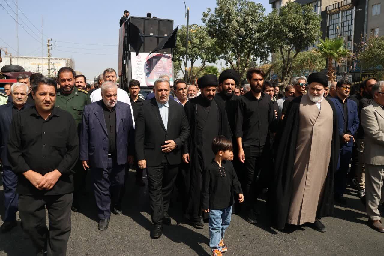 تشییع پیکر مطهر شهید اسماعیل پاشایی
