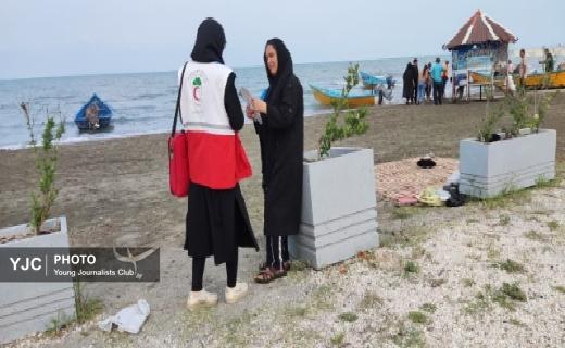 آموزش امدادی و فرهنگی  بیش از ۵۰ هزار گردشگردر سواحل گیلان