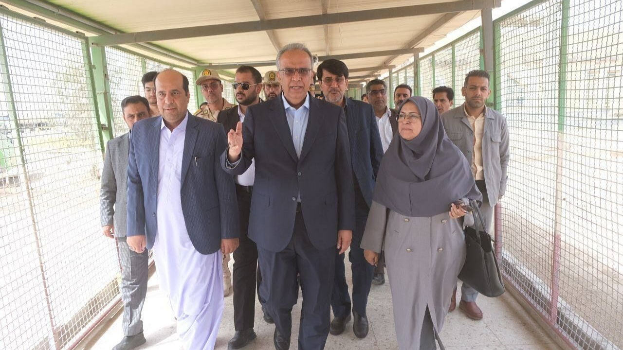 پایانه مرزی میرجاوه میزبان معاون رئیس‌جمهور و رئیس سازمان ملی استاندارد 