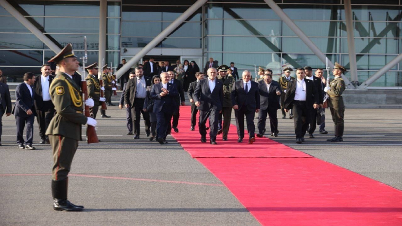 پزشکیان ارمنستان را به مقصد بلاروس ترک کرد