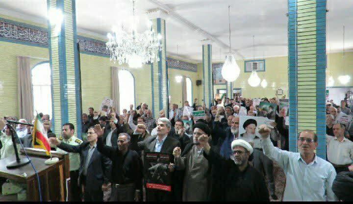 برگزاری مراسم جمعه های خشم و نصر در هریس